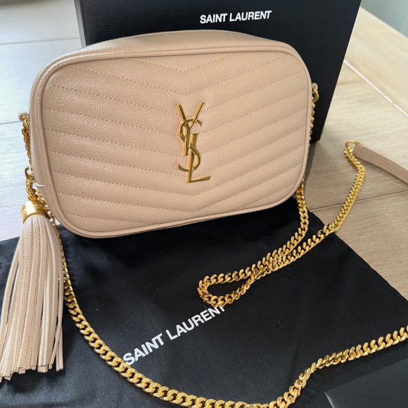 Saint Laurent Handbags - Saint Laurent Lou Mini Bag in Grain de Poudre